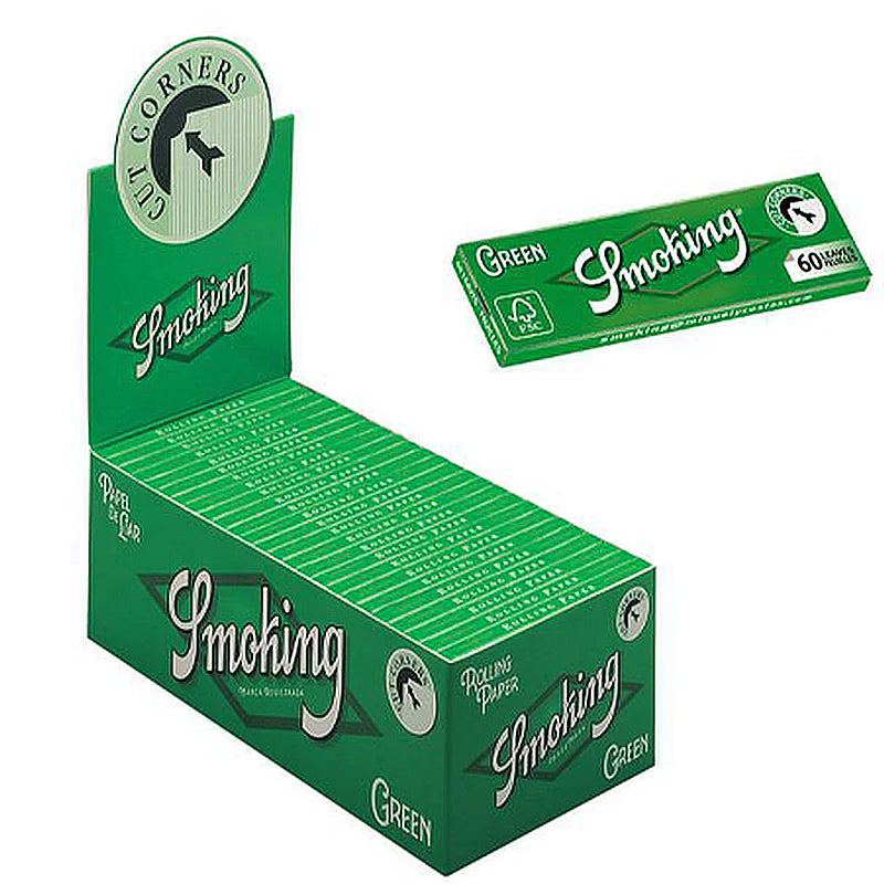 Smoking - King Size Green - Rolling Papers