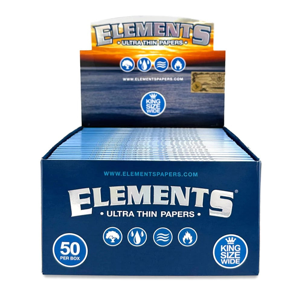 Elements - King Size Blue - Papers